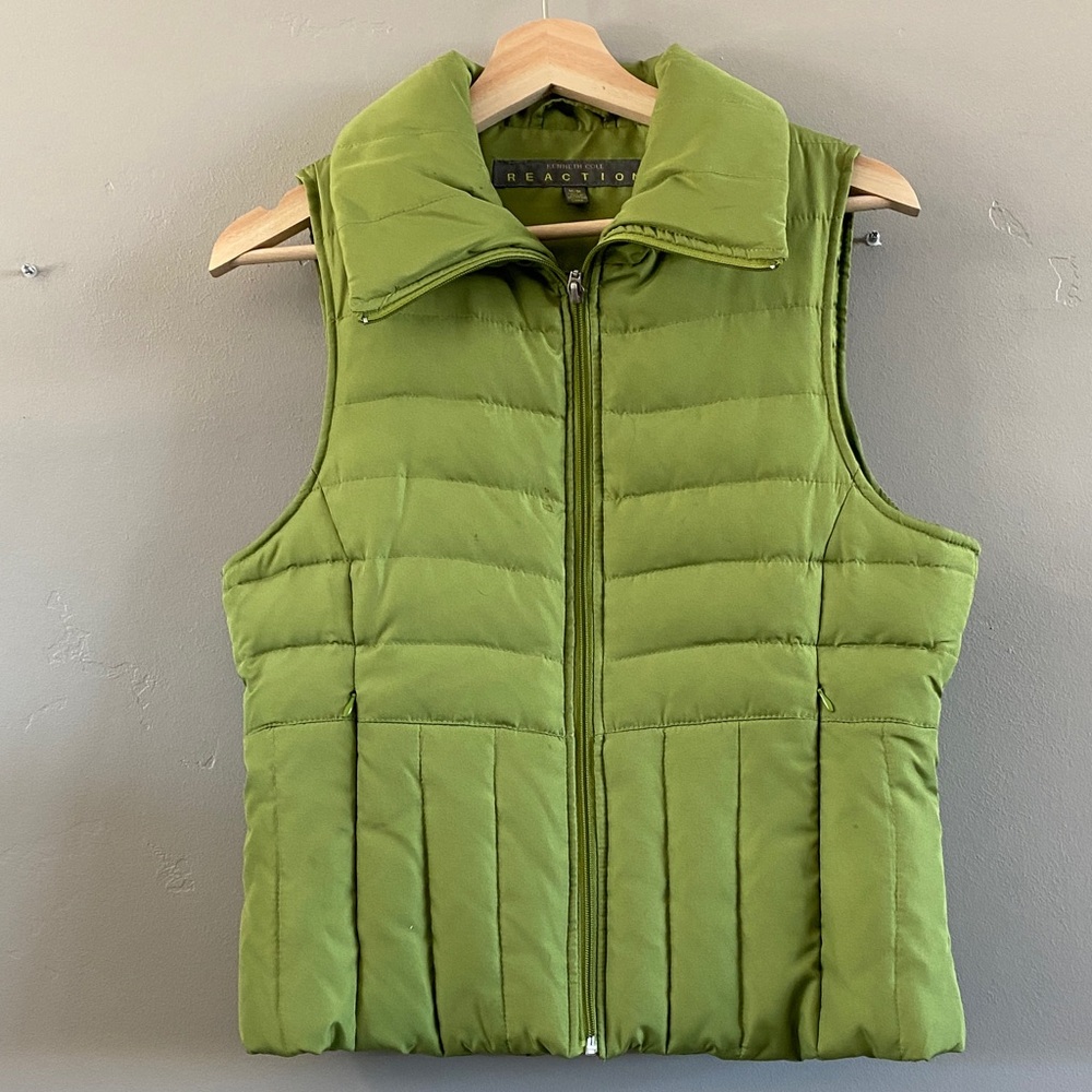 Kenneth Cole Reaction Lime Green Puffer Vest